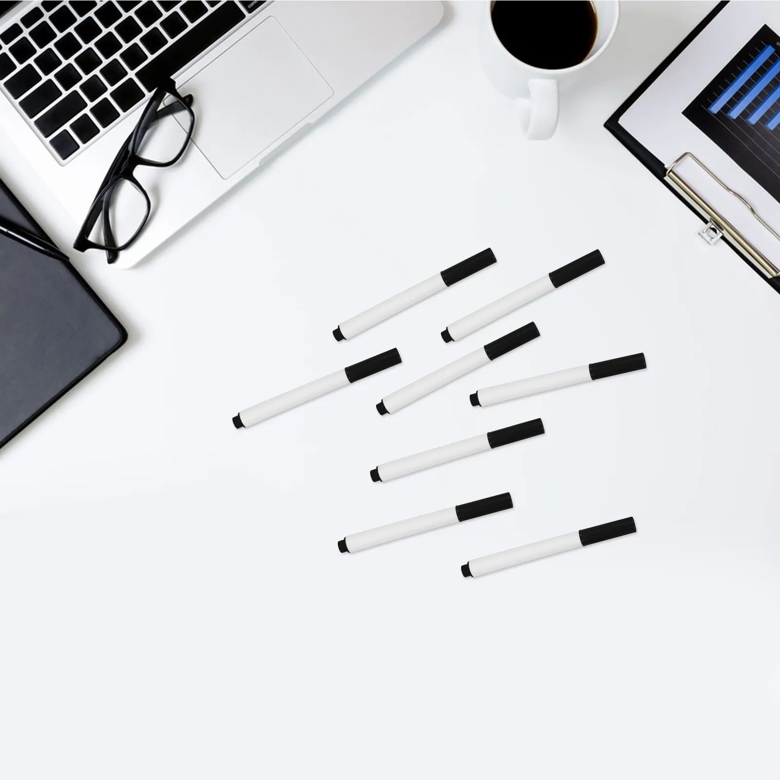 20Pcs 화이트 보드 마커 지울 수있는 수성 잉크 드라이 지우기 펜 교실 사무실 홈 유리 보드 창 쓰기 부드러운