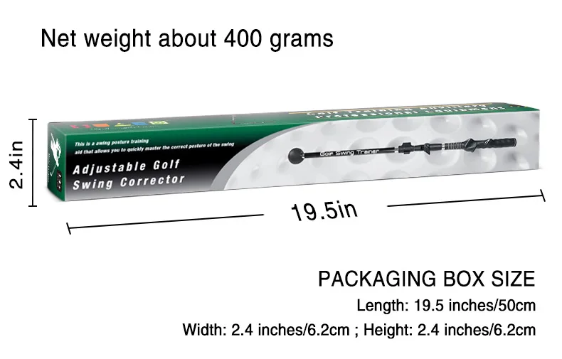 Description Picture 4 of itemProfessional Golf Swing Correction Stick Beginner Adjustable Portable Folding Design (left/right Hand Compatible) Indoor/outdoor