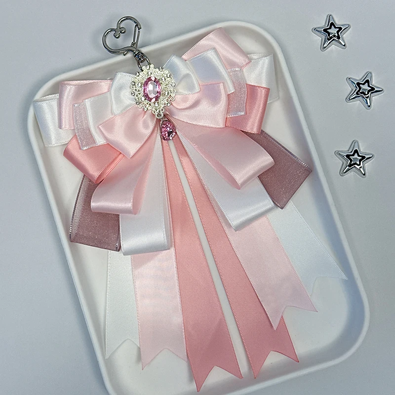 Doppelschichtiger Bogen-Anhänger, vielseitiges Band, Anime Itabag, DIY-Anhänger, Tasche, Lolita, zweidimensionale Itabag-Schmuck, Geschenk für Freunde – Detail 8