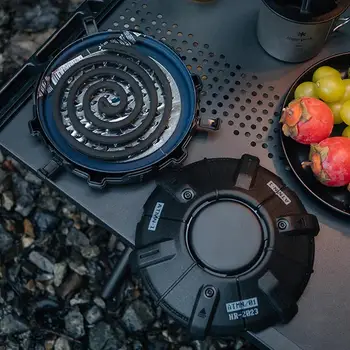 캠핑 전술 모기 향 상자, 밀리터리 스타일 모기 퇴치 랙, 가정용 야외 코일 향 버너, 내화 커버