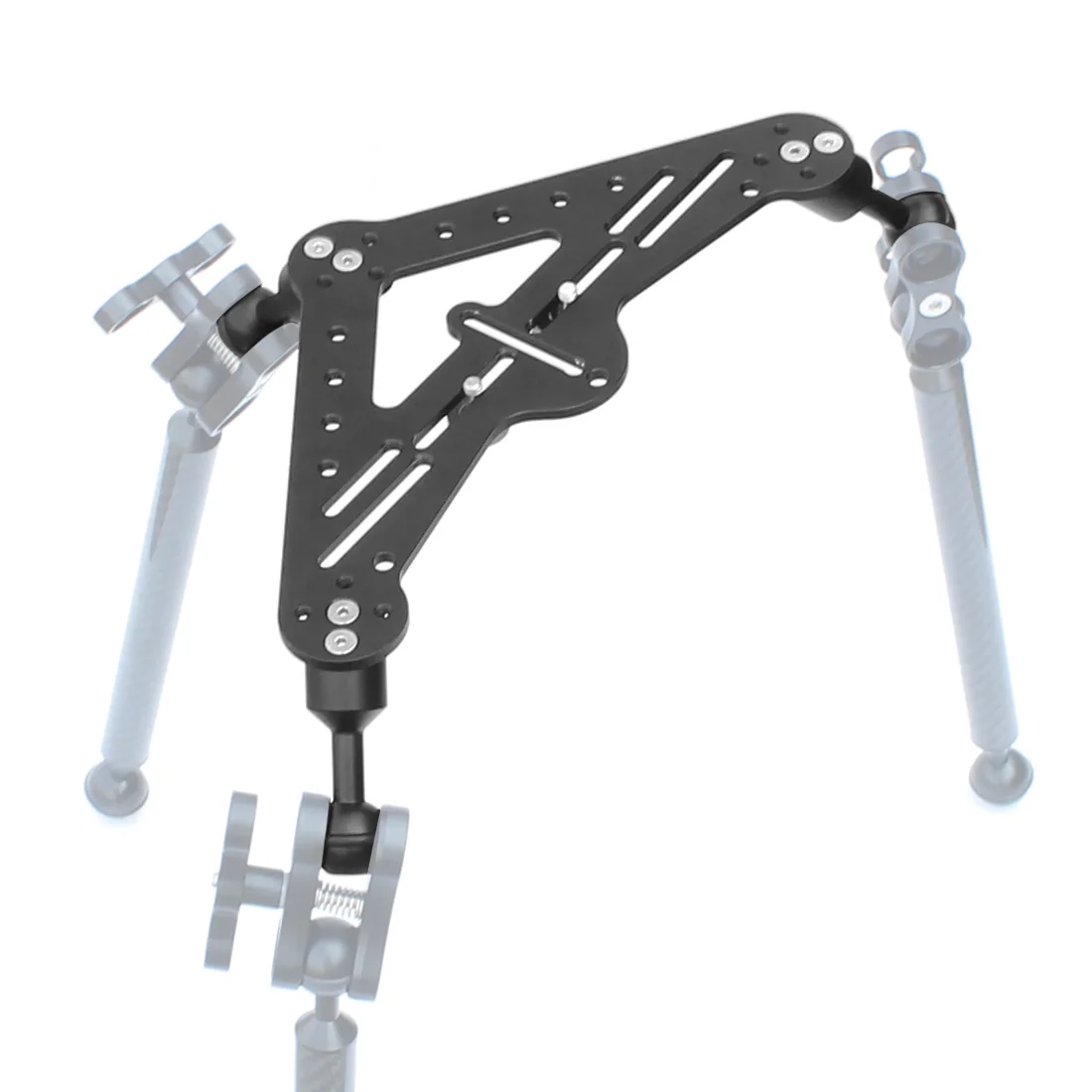 DSLR Kamera Tauchen Foto Dreieckige Gimbal Tray Rig Halterung für Unterwasser LED Licht Stehen Stabilisator Halterung Stativ Halterung Unterstützung – Detail 13