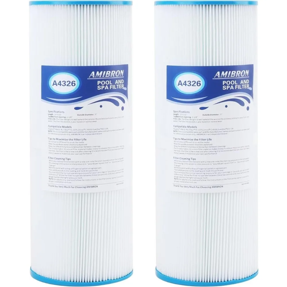 Chryseos Spa Filter Compatible with PRB25-IN, Unicel C