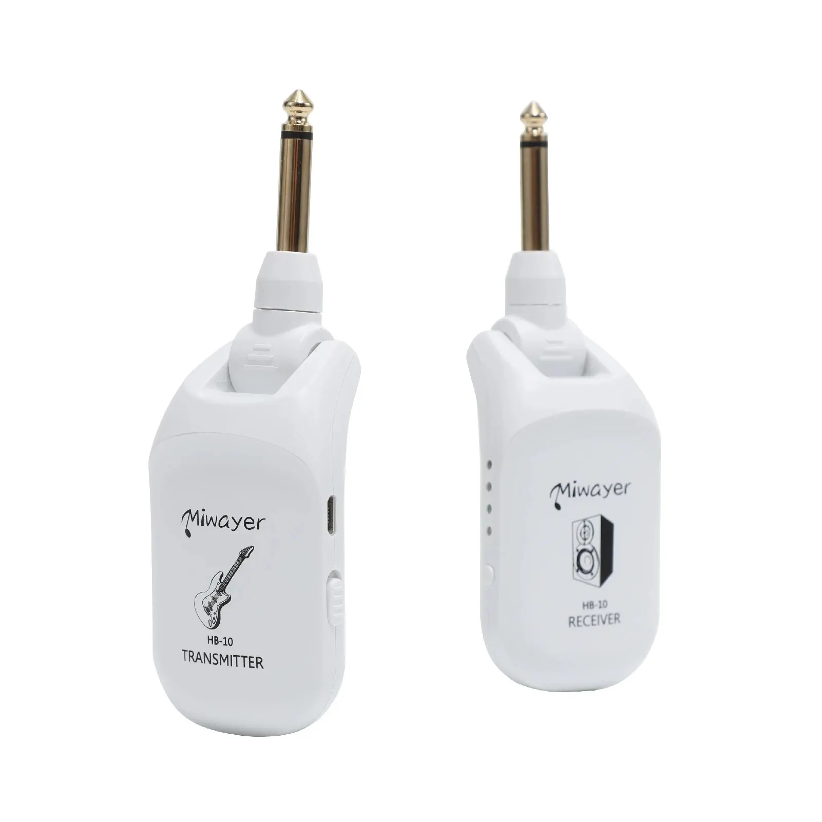 Description Picture 4 of itemMiwayer Guitar Wireless System Audio Transmitter Receiver HB-10 Pickup USB Rechargeable Wireless System for Electric Guitar Bass