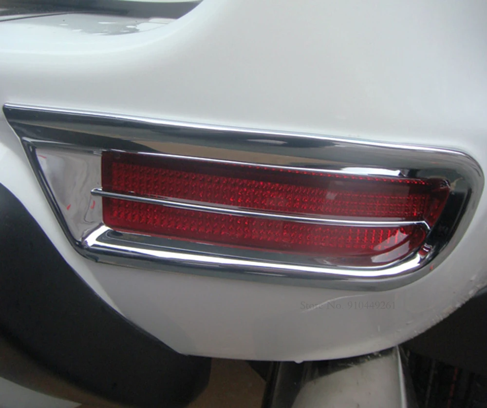 

For Toyota RAV 4 RAV4 2009 2010 2011 2012 ABS Chrome Car Rear Fog Lamp Cover Decorative Tail Fog Lamp Holder 2 Pieces