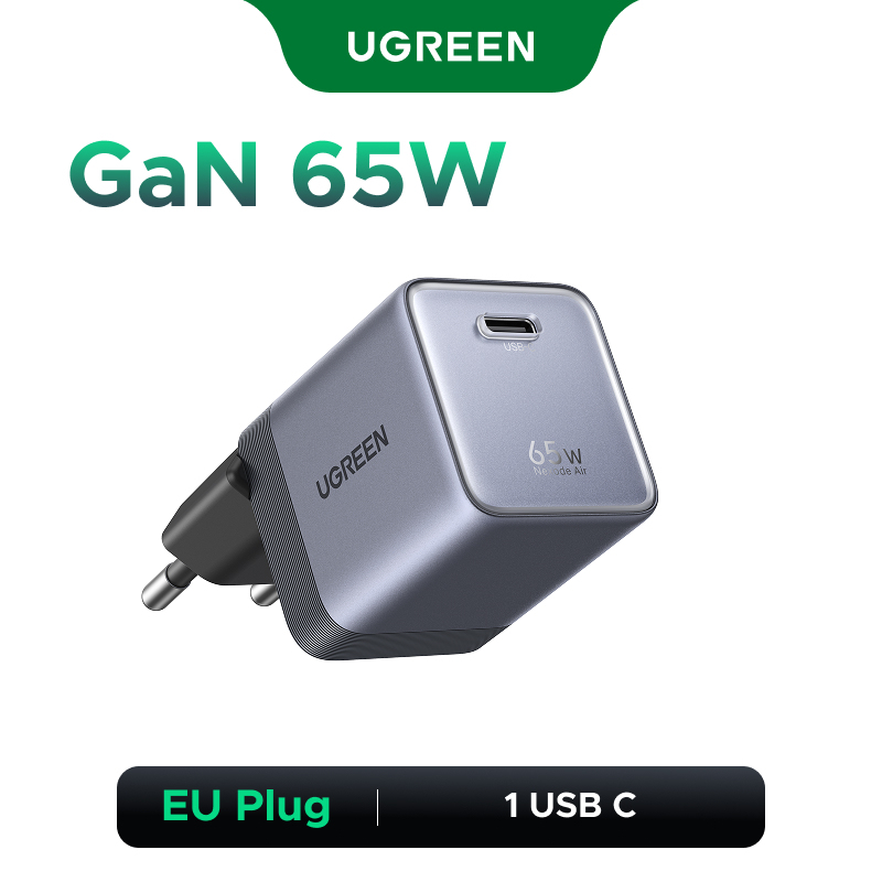 【Ultra Mini】UGREEN 65W GaN Charger PD3.0 QC4.0 PPS USB C Fast Charger For Macbook Laptops iPhone 17 16 Samsung S26 iPad Tablet