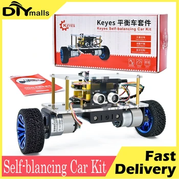 Kit Auto-Bilanciante Keyes, Set Robot Auto-Bilanciante Intelligente, Kit Elettronico Fai-da-Te/Kit STEM per Arduino, Giocattoli, Regalo di Compleanno per Bambini