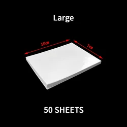 50 Pcs Thickened Dental Mixing Pads - Disposable Cement Powder Mixing Solution (250 Sheets L Size)
