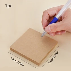 Kawaii Sticky Notes & Memo Pad Stationery Set with Stickers - 80 Pieces for Note - Taking & Organization (1PC)