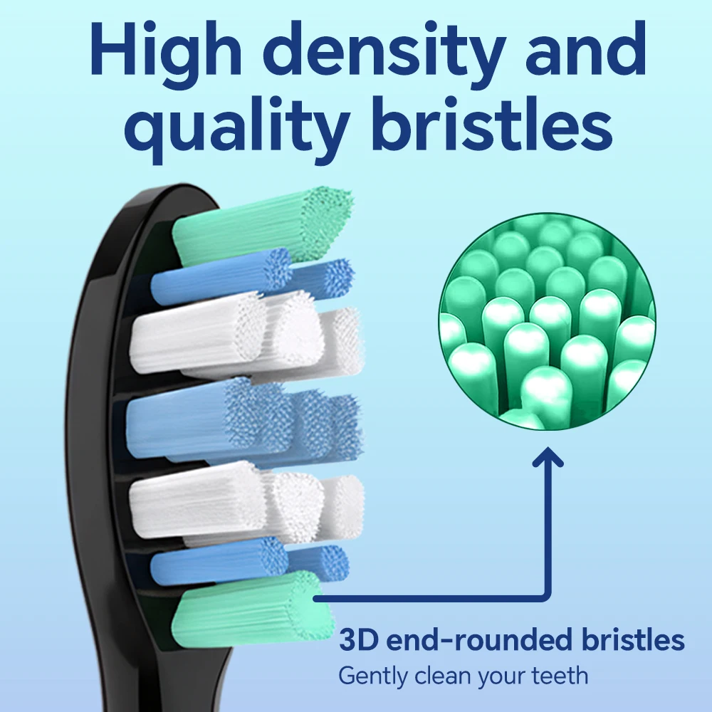 4 8 12 20 Pcs Replacement Brush Heads Compatible with Philips Series Electric Toothbrush, Professional Toothbrushes Head Refills