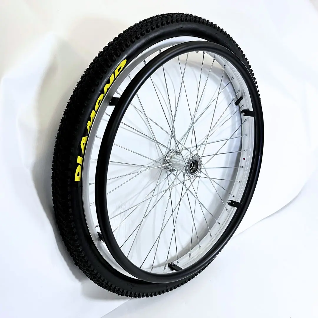 24 Inch Heavy Duty 36 Spoke Off Road Wheelchair Wheel