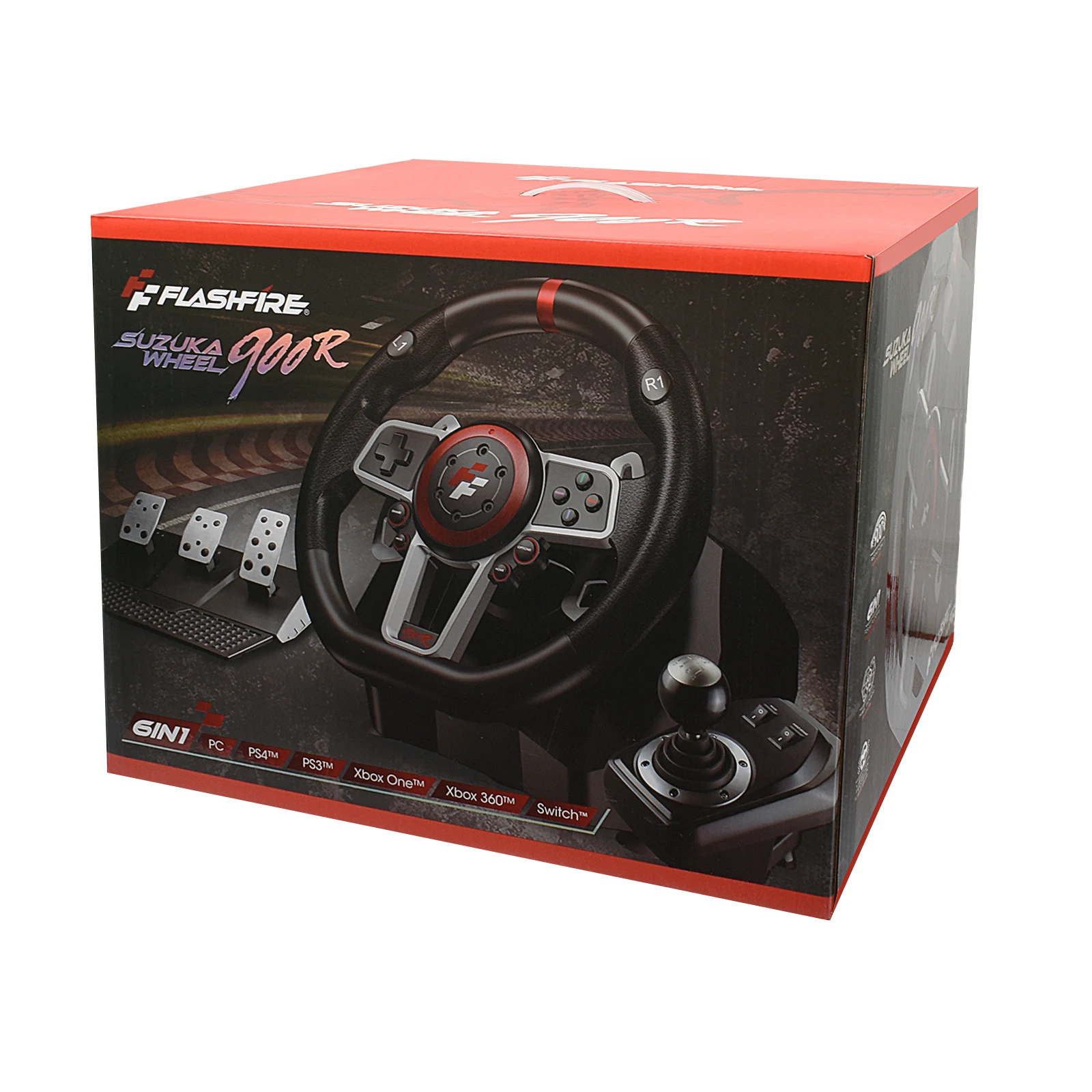 Volant De Course Pour PS3, PS4, PC - Occasion, Filaire USB, Couleur Noir