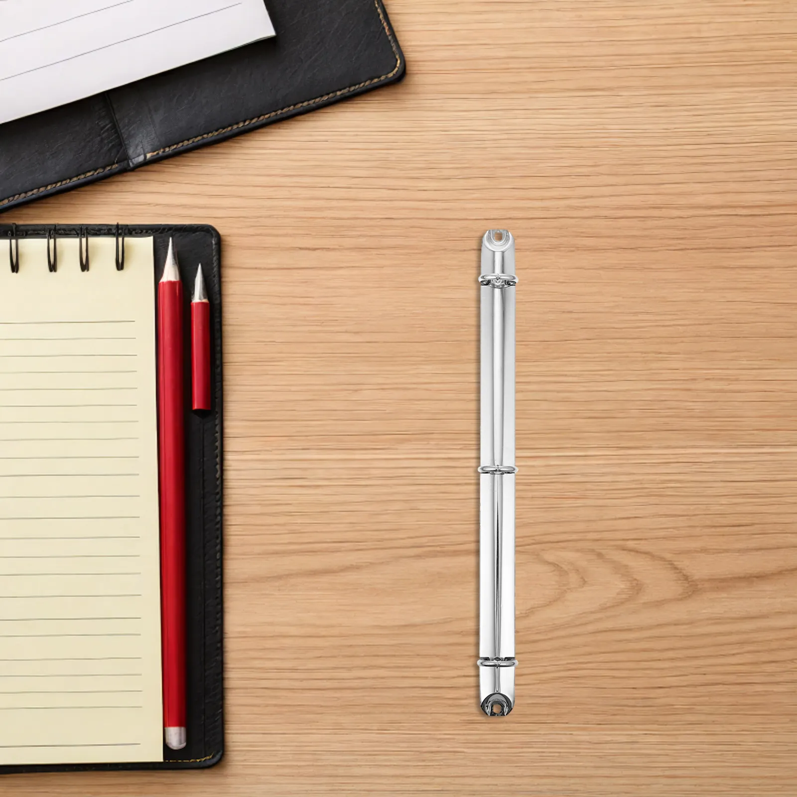 2Pcs A4 바인더 메커니즘 3 링 금속 링 바인더 인서트 루스 리프 북 노트북 DIY 주최자 프리젠 테이션 사진 앨범