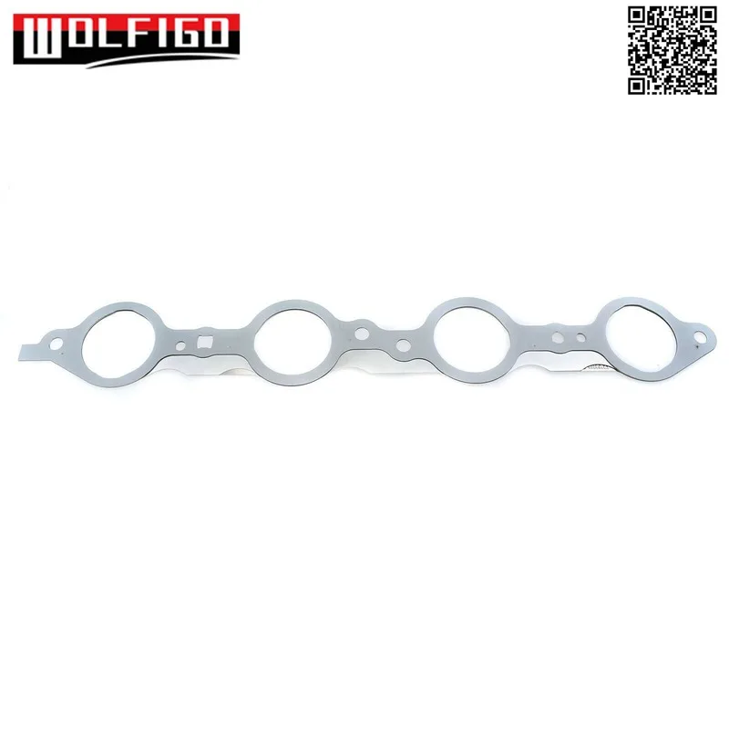 WOLFIGO Exhaust Manifold Gasket Multi-Layer Steel For Buick CHEY GMC 4.8 5.3 6.0 V8 LS1 LS2 LS3 LS6 LS7 LS9 LSX Engines 12617944