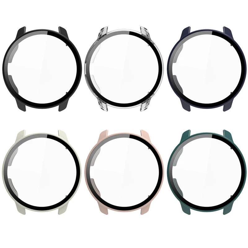 Hard Edge Shell Glass Screen Protective Case for Garmin Venu 2/3 2s/3s/2Plus