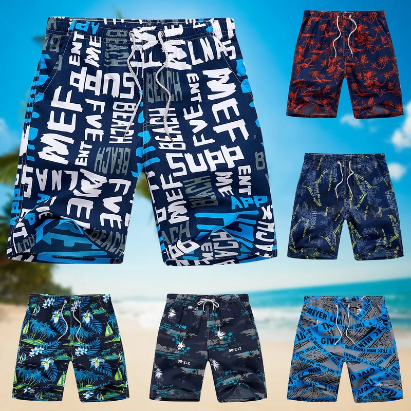 Summer Men's Board Casual Shorts Beach Surfing Bermudas Quick Dry