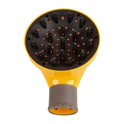Universal Hair Dryer Diffuser for Salon - Quality Styling (Yellow)
