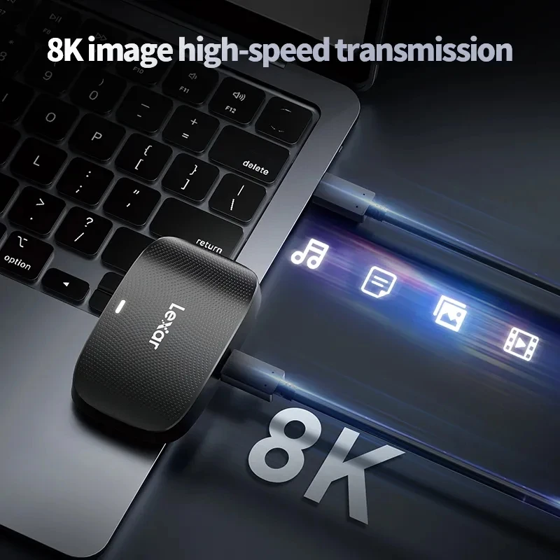Lexar CFE 카드 CFexpress 타입 B SD 카드 리더, USB-C A 2 데이터 메모리 카드, RW520U 전문 카드 리더, 2 인 1 표준