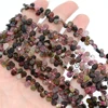 Natural Mixed Color Tourmaline Flat Water Drop Beads Rough Size 3x4mm-5x6mm，Strand Length 39cm,DIY Bracelet/Necklace 6