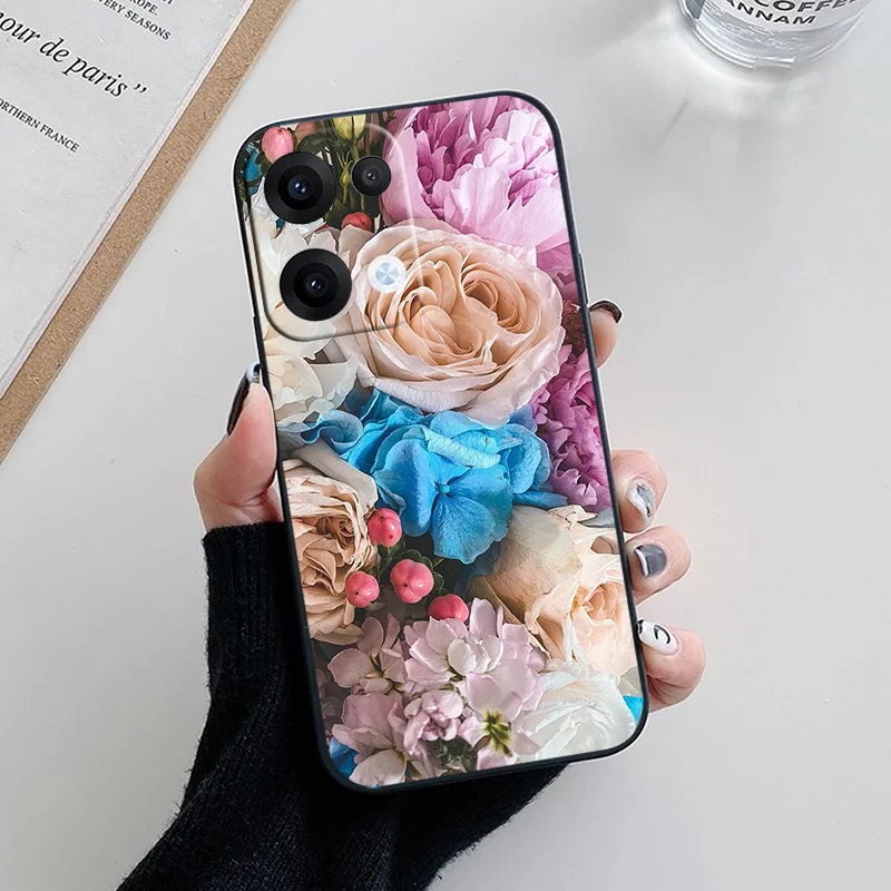 Lovely Panda Cartoon Painting Bumper Soft Silicone Phone Case