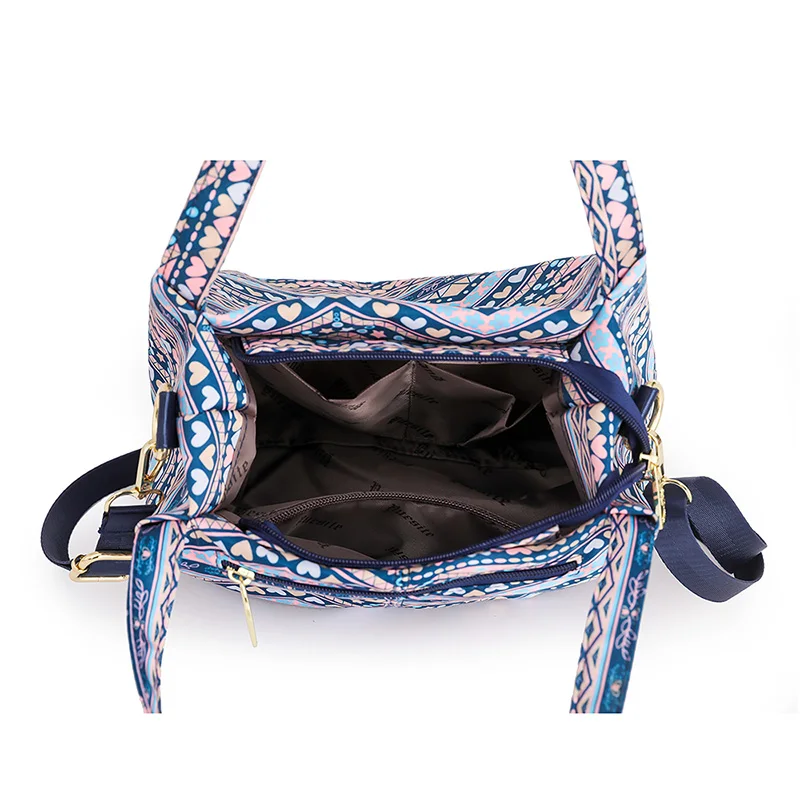 Women Bag Color Printing High Quality Handbag Waterproof Female Oxford Shoulder Messenger Crossbody Bags Tote Pack sac a main