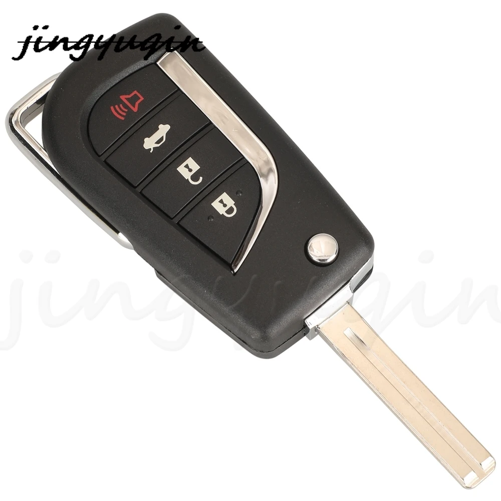 Jingyuqin HYQ12BGF 원격 자동차 키 포브, 도요타 캠리 코롤라 와일더 레빈 RAV4 프론트 랜더 2018-2022, 433MHz FSK 8A 칩