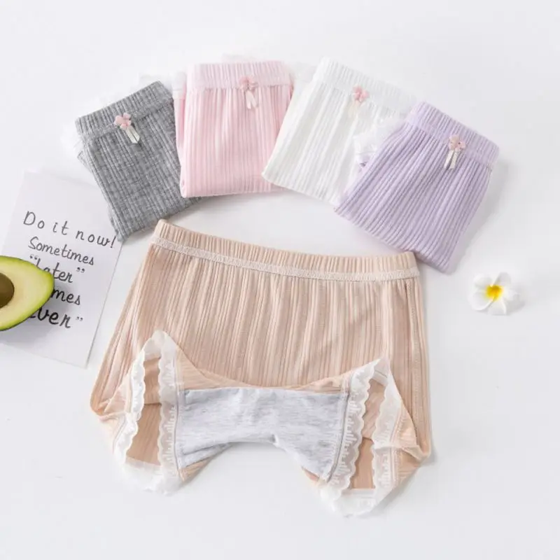 여아용 코튼 반바지, 아동용 안전 바지, 여아용 얇은 언더팬츠, 단색 활, 복, 여름