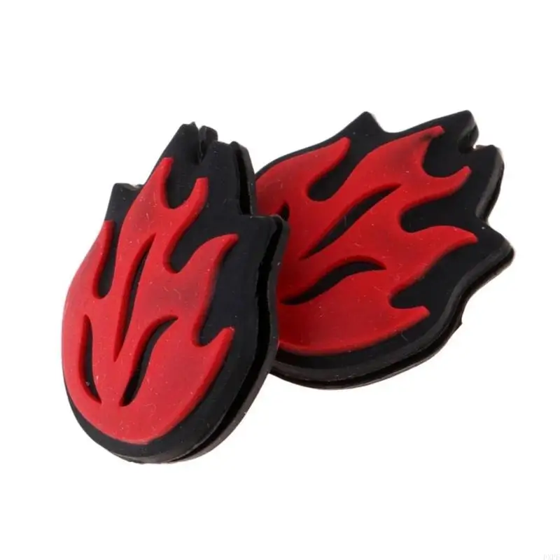 Flame Soft Silicone Racquet Vibration Dampeners - 2pcs Pack