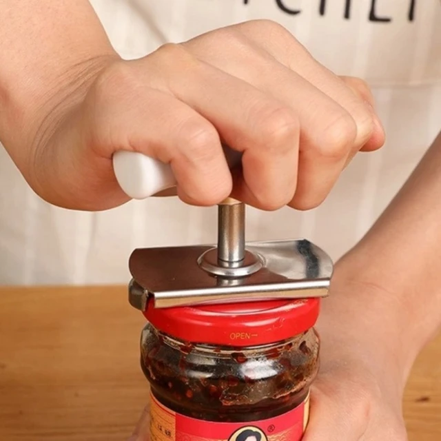 Jar Opener  Under Cabinet Jar Lid & Bottle Opener - Opens Any Size Ja