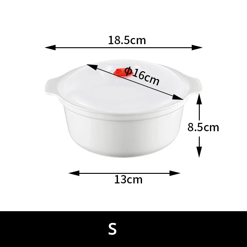 Microwave Oven Special Box Heated Soup Pot Rice Steamed Hot Steamed Buns With Lid Eco-friendly Food Grade Kitchen Tool microwave oven box