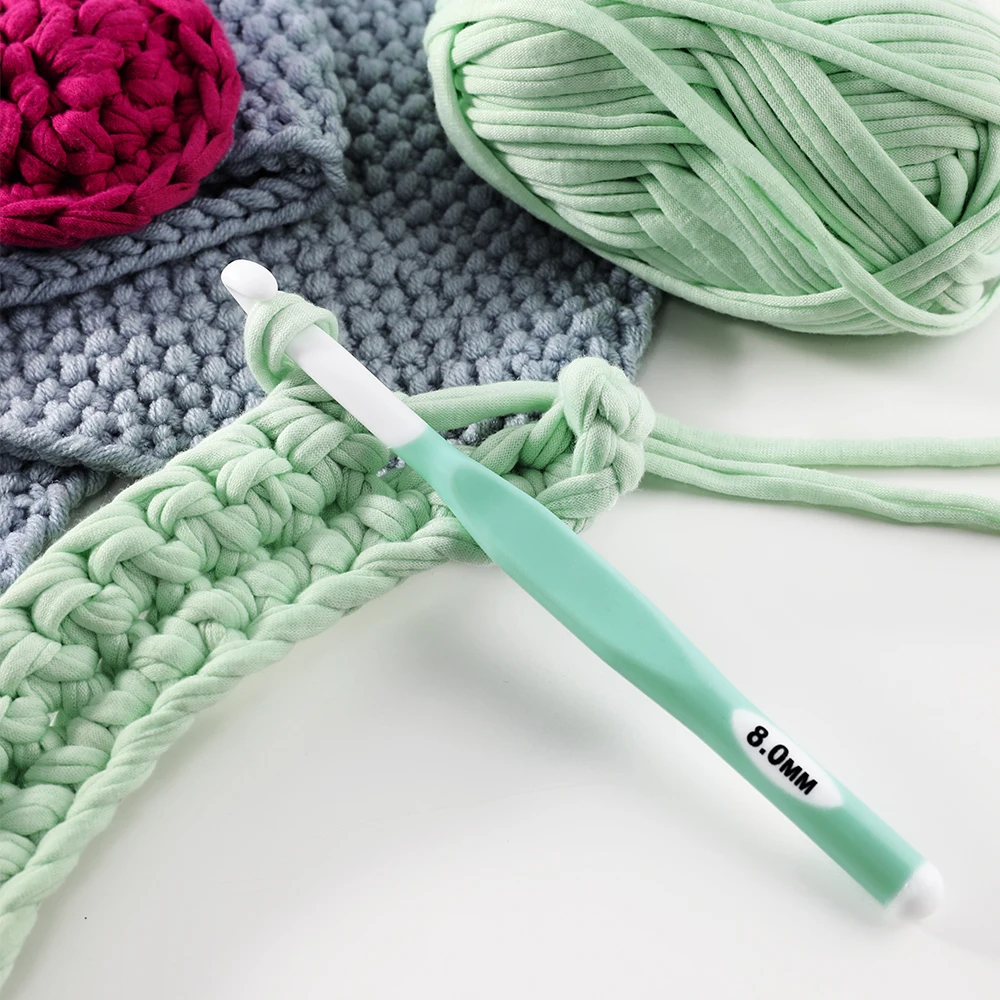 How To Knit With A Crochet Hook