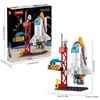 Aerospace Space Rocket Launch Center Base Puzzle Model Mini Building Blocks Assemble Bricks Children's Boys Kids Toys Montessor 4