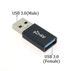 USB 3.1 Type C Female to USB 3.0 Male Angled OTG Adapter - 10Gbps Converter (NO.6)