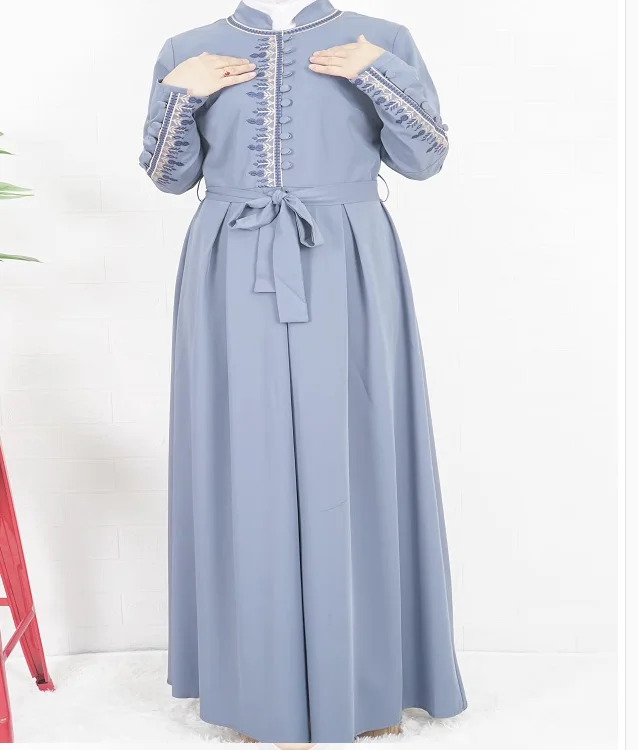 

New European Embroidered Women's Dress Middle East Dubai Tourism Robe
