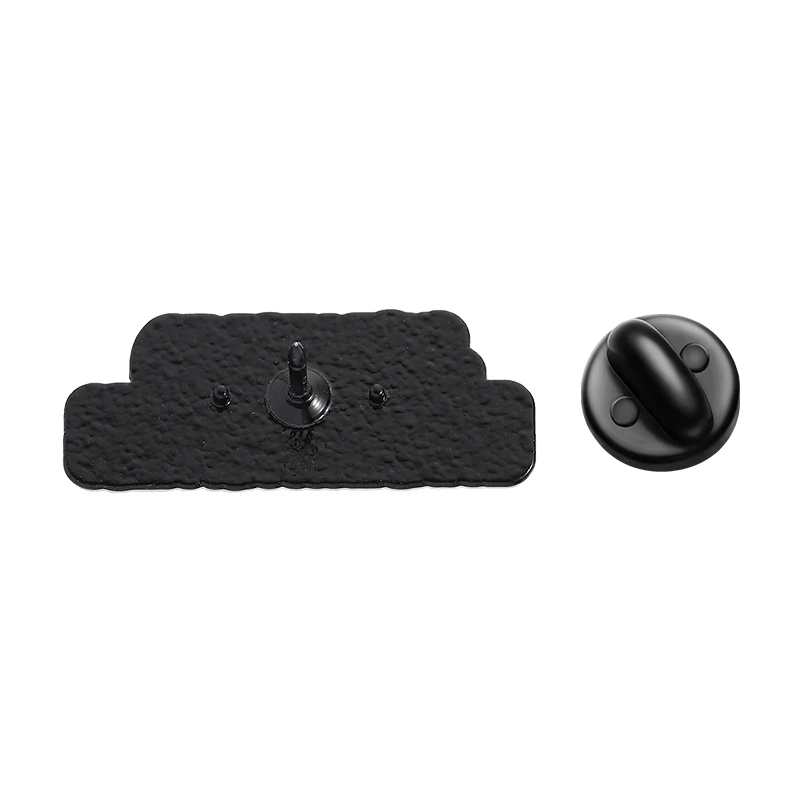 Lustige Zitate Buchstaben Emaille Pins WARUM SO SERIOUS Broschen Revers Abzeichen Kleidung Punk Schmuck Geschenk für Kinder Freunde – Detail 2