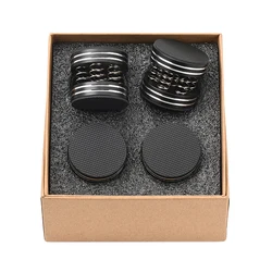Premium HiFi Audio Stand Feet Pads - High - Quality Aluminum Alloy Anti - Shock Supports (Black 1)