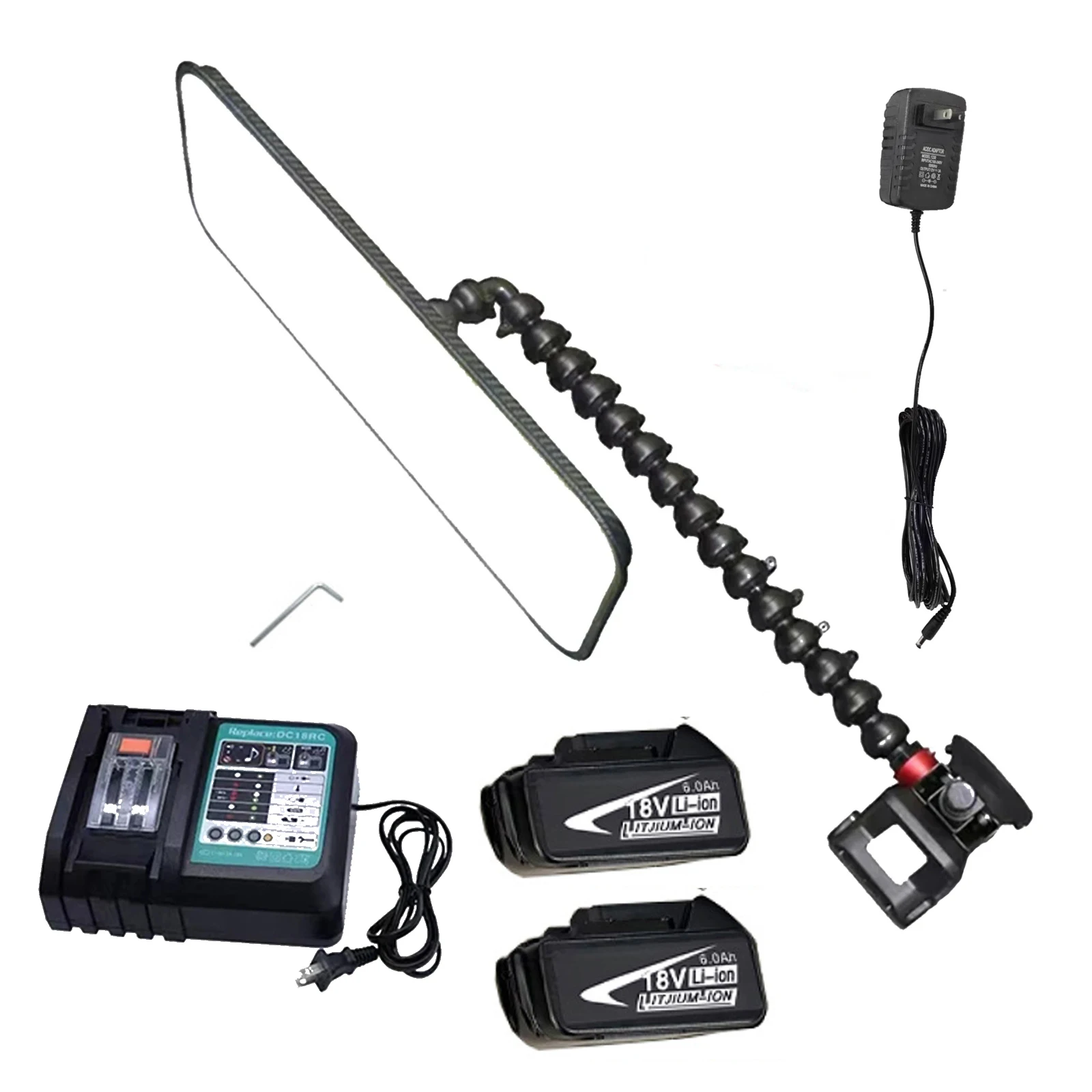 Car Dent PDR Light Panel 9 Styles Adjustment With Two 6000 MAh Batteries And Fast Charging Dock paintless dent repair tools