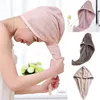 Shower Cap Magic Microfiber Hair Quick Drying Dryer Towel Bath Wrap Cap Quick Hat Turban Dry  shower cap  hair bonnet 1