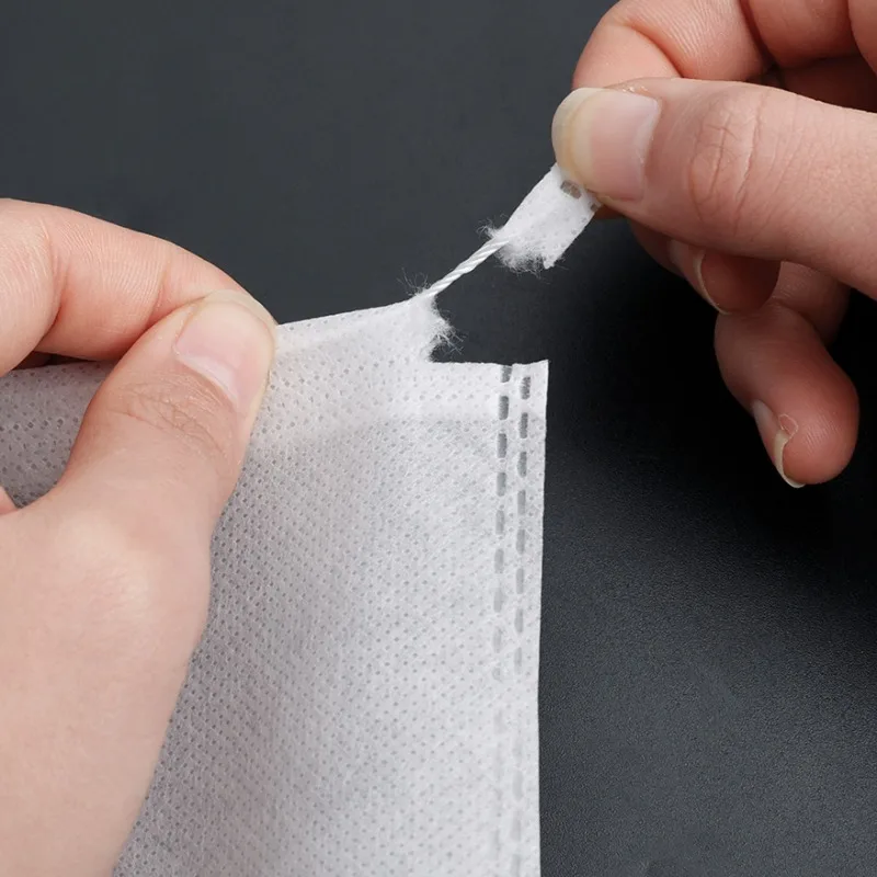 Semitransparent Shoe Storage Bag Travel Shoe Protector Non Woven Fabric High Heels Storage Pouch Lightweight Drawstring Bags