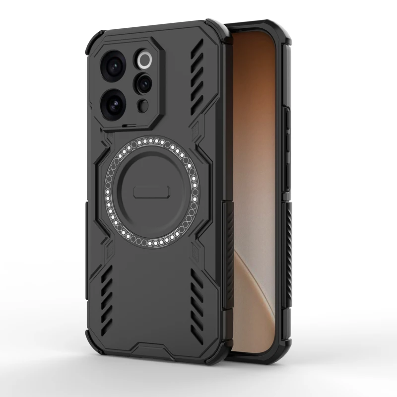 Shockproof Magnetic Adsorption Heat Dissipation Phone Case