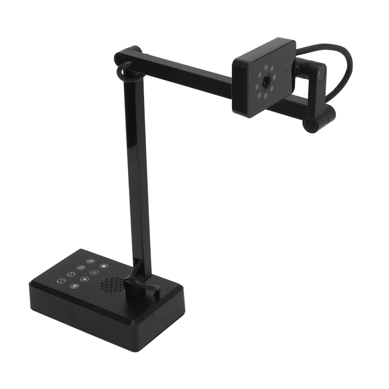 다기능 멀티 앵글 조정 USB 문서 카메라, 플러그 앤 플레이, 원격 학습용 웹캠, 3840x3104, 16MP