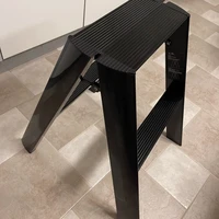 Aluminum Alloy Folding Step Stool Portable Multifunctional Kitchen Ladder Chair Non-Slip Multifunctional Ladders Stool for Home 3