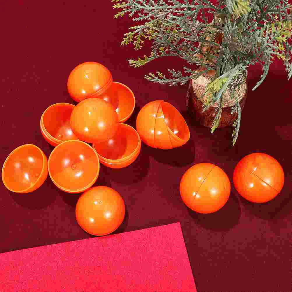 Lotto Cage Ball Openable Lottery Balls 50Pcs 3Cm Plastic Hollow Bingo Balls Round Raffle Capsules Bar Game Props Openable