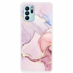 Cover in silicone TPU morbido elegante e chiaro in marmo