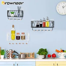 Wall Decoration Iron Grid Storage Rack Ins Nordic Household  Kitchen Bedroom Bath Sundries Organizer Key Cosmetic Display Shelf