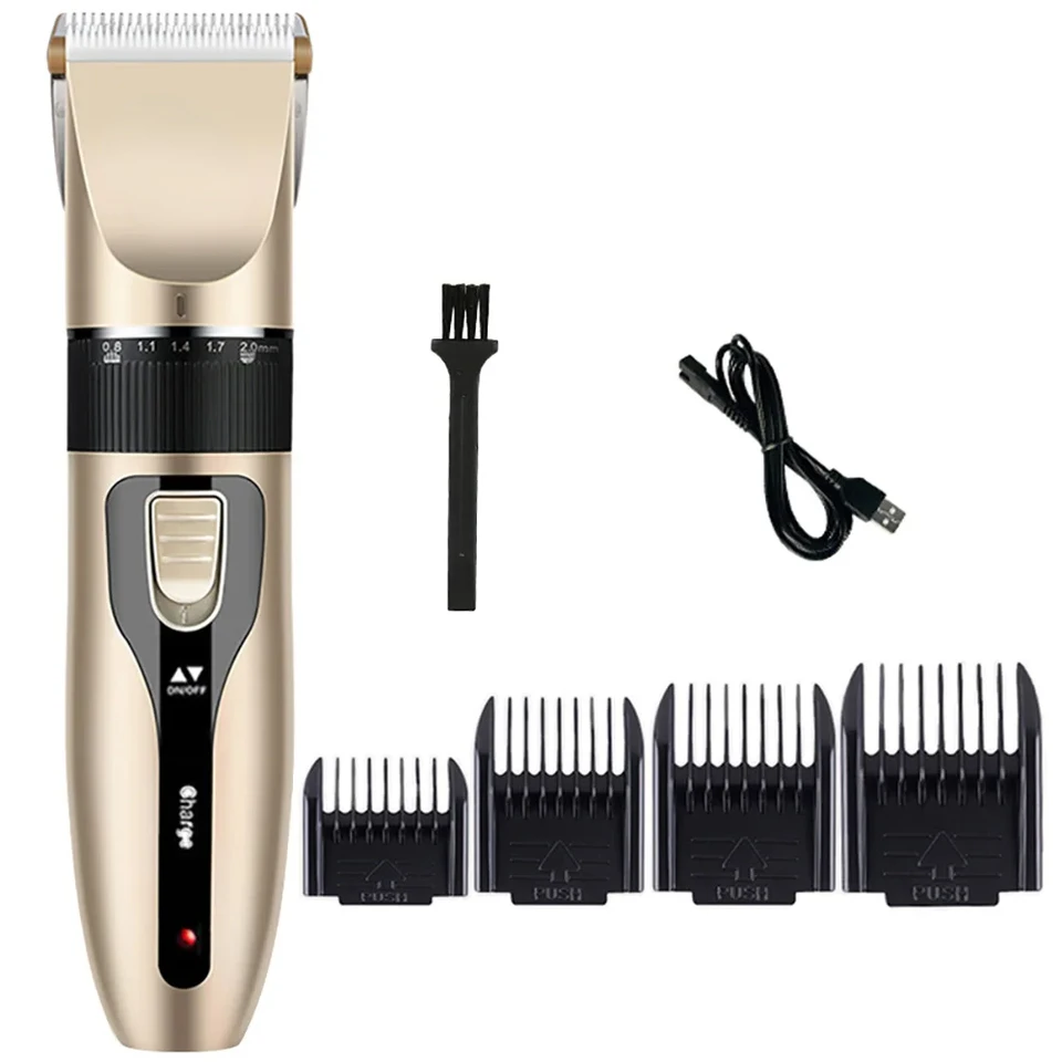 Professional Rechargeable Pet Hair Clipper Set