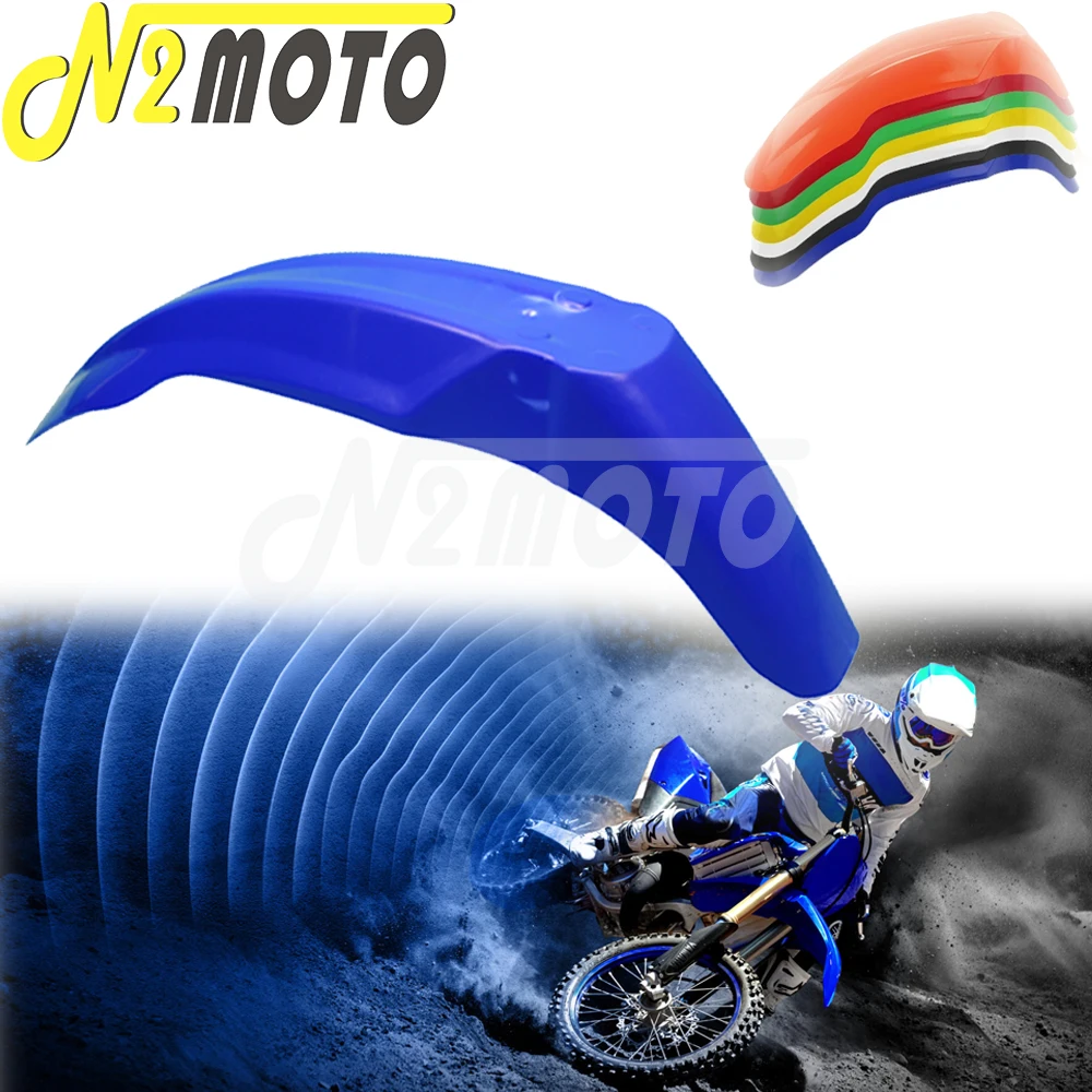 Universal Supermoto Off Road Wheel Proteggi Parafango Anteriore Parafango Blu Nero Rosso Parafango Parafango Per Yamaha Ttr Xt Yz Wr Klx