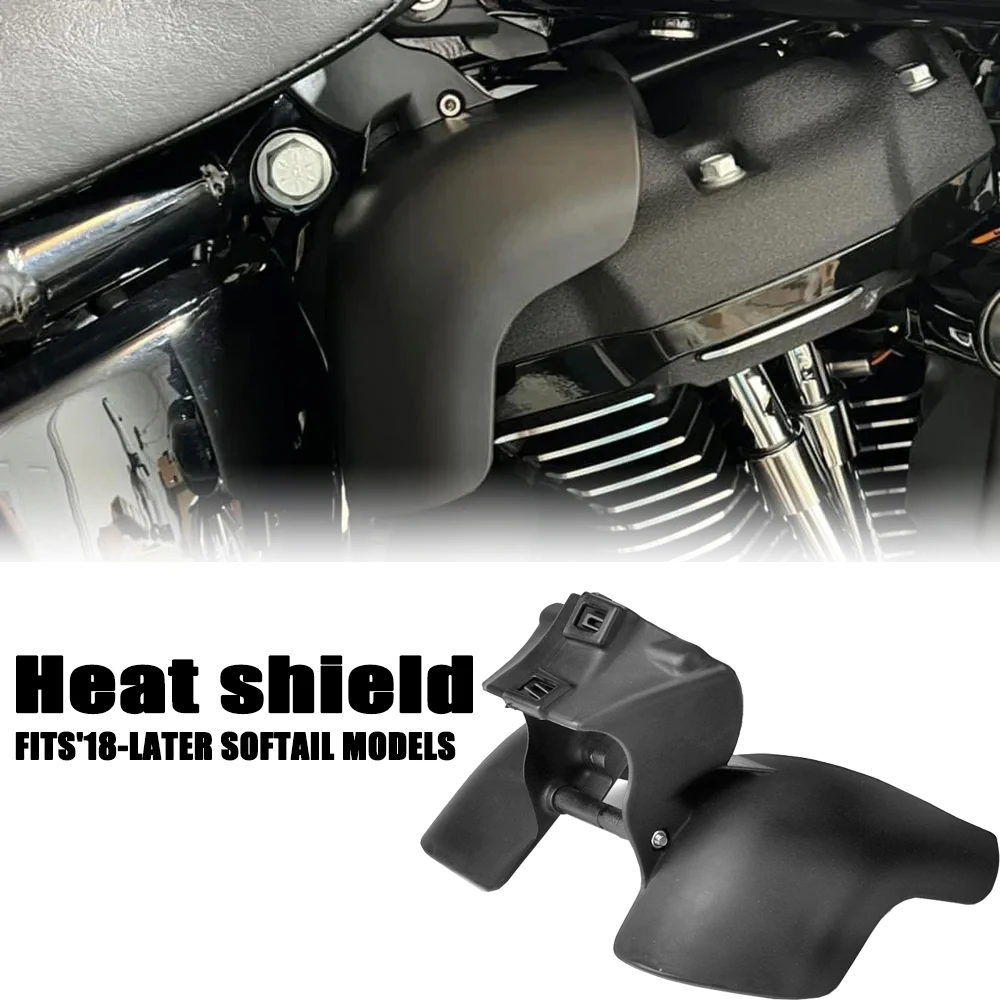 Moto Heat Shield Mid-Frame Air Deflector Trim Cover Per Harley Softail Breakout Street Bob Fat Bob Low Rider Fxbr 2018-24
