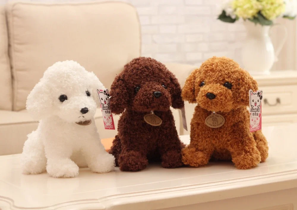 Süßes Teddy Plüschhund Spielzeug Mit Locken Als Kindergeschenk_voghion.com