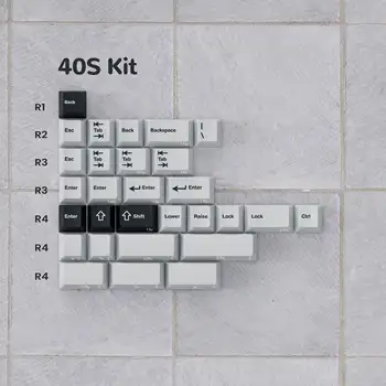 [Kit bambino] PBTfan senza segnale Materiale PBT Cherry Profile Copritasti stile MX KBDfans