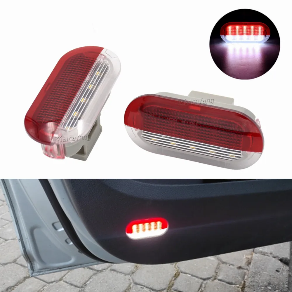 LED Interior Door Warning Lamp Light For Skoda Octavia 20012013 For